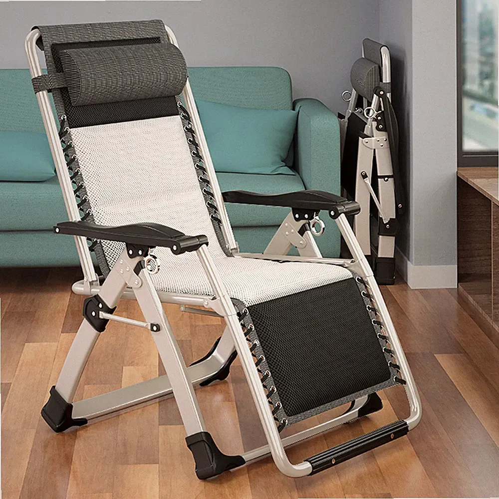 NAIZEA Adults Foldable Zero Gravity Chair Reclining Lounge Chairs w/Headrest